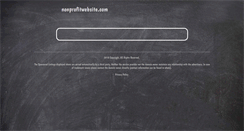 Desktop Screenshot of nonprofitwebsite.com